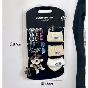 Taiva ที่แขวนหมวกสักหลาดหลังประตู แขวนได้หลายหมวก ใช้ในบ้าน ห้องแต่งตัว สำหรับหมว เบสบอล หมวกแก๊ป ขนาด 2 แบบ