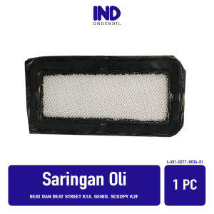 Saringan Oli Bawah Beat Street K1A New (2020 - 2024) & Genio (2019 - 2022) & Scoopy K2F (2020 - Sekarang "2024") Filter Oil Mesin