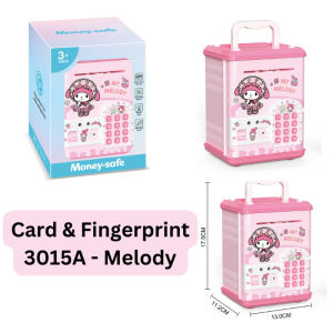 【COD】Celengan Kartun Mainan Anak-anak Dengan Musik / Digital Kata Sandi Buka Kunci Otomatis Menyedot Uang Kertas Celengan Karakter Pikachu Kuromi Mesin ATM Hadiah Anak