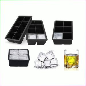 Silicone Crisper Silicone Ice Compartment not Easy to Stick 8 Consecutive Reusable Cleaning Without Leakage