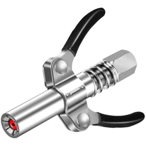 เครื่องเนยล็อคตัวเอง หัวฉีด ปากแบนหัวอัดจารบี (มือบีบล็อค) เกลียวใน 1/8 BSP "GTR"แรงดันสูง 10000 psi ปืนอัดจารบีแบบปลดเร็ หัวอัดจาระบีแรงดันสูง หัวอัดจารบี (มือบีบล็อค) เกลียวใน 1/8 BSP "GTR" หัวอัดจารบีแรงดันสูง หัวล็อค 10KPSI [ร้านกรุงเทพ]