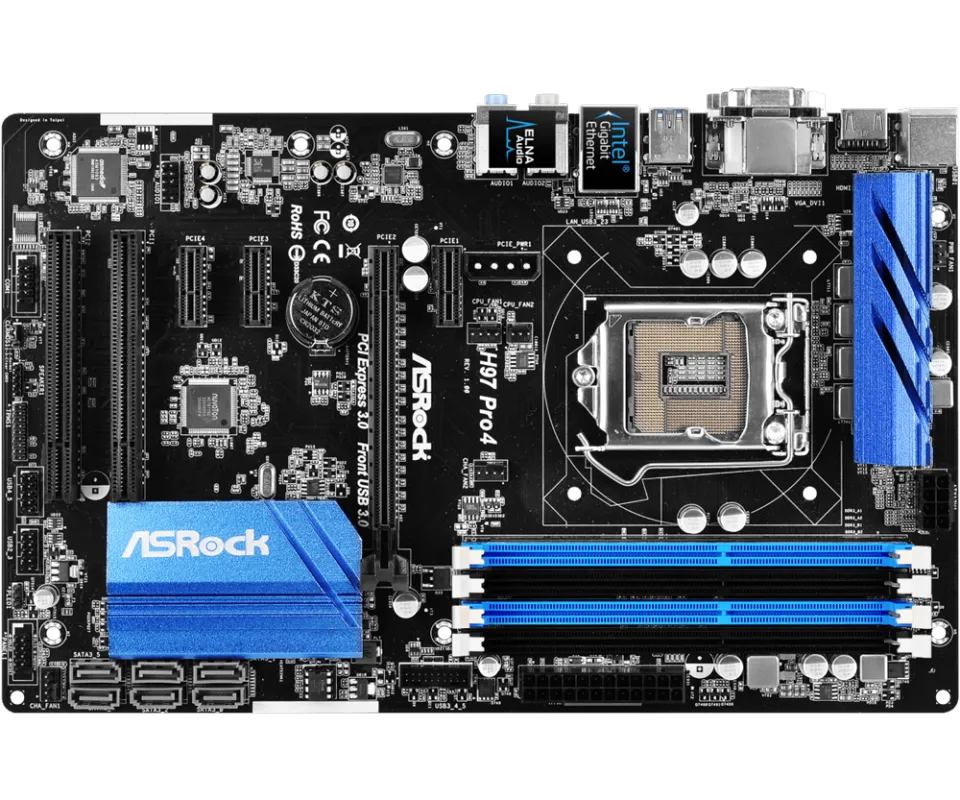 ASRock H97M 32GB Pro4 USB3.0 LGA1150 動作品確認済み