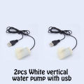 มอเตอร์ไมโคร Pump120L/ชม. DC 5V USB เสียงรบกวนต่ำมอเตอร์ไร้แปรงสำหรับของตกแต่งงานปาร์ตี้ปั๊มน้ำแบบจุ่ม. 