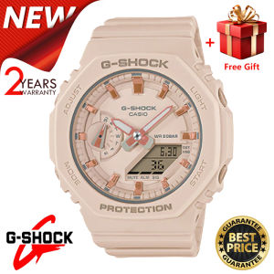 (Ready Stock) Original G Shock Women Sport Watch Dual Time Display Shockproof and Waterproof World Time LED Light Girl Sports Wrist Watches with 2 Year Warranty GMA-S2100-4A