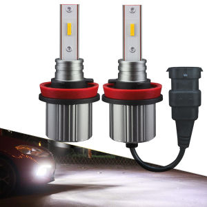 (Pack of 2)LED Fog Light Bulbs Super Bright H3 H10 H11 H8 H16 9006 HB4 Car Driving Lamp 6000K (White)