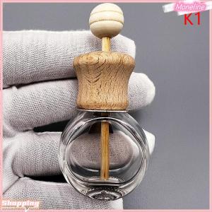 [Moneline] Air Freshener Car Perfume Clip Essential Oil Diffuser Vent Empty Glass Bottle Decoration Aromatherapy Glass Bottle