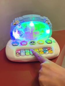 Electronic Piano Keys Snowfiake Cartoon Musical Instrument Toys Sounds Lights Children Educational Game Kids Toys Christmas Gift2026