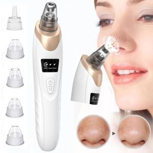 3 Suction Mode Electric Blackhead Remover 5 Suction Heads Deep Cleansing Blackhead Suction Device Facial Beauty Device Strong Suction Vacuum Pore Cleaner Face Skin Care