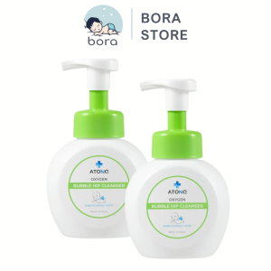 Bọt rửa mông và vệ sinh vùng kín Atono2-300ml dịu nhẹ an toàn cho bé từ 3m+