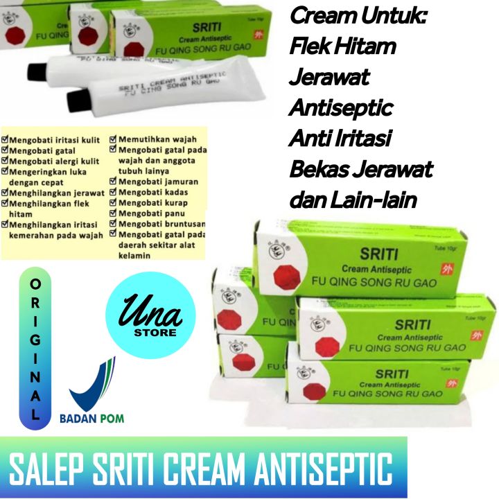 SALEP SRITI CREAM ANTISEPTIC - SALEP SRITI ASLI ORI - SALEP SRITI ASLI BPOM - SALEP SRITI PENGHILANG FLEK HITAM - SALEP SRITI UNTUK FLEK HITAM - SALEP SRITI UNTUK JERAWAT - SALEP SRITI PENGHILANG BEKAS JERAWAT - SRITI OBAT GATAL - SRITI SALEP WALET