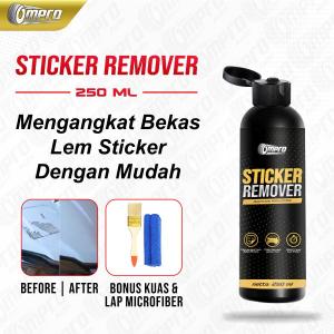 Stiker Remover Sticker Remover Penghilang Lem Bekas Stiker Motor Pembersih Lem Penghilang Bekas Stiker Dan Lem Penghilang Lem Stiker Sticker Stiker Remover Spray Cairan Pembersih Bekas Lem Stiker Striping Motor Ompro Sticker Remover 250Ml