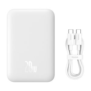 （จัดส่งในท้องถิ่น）Baseus 20Wแบตสำรองไร้สาย External Battery 6000mAh Masafe Power Bank Wireless Charger Powerbank Mini Portable For iP 12 13 14 15 Pro Max