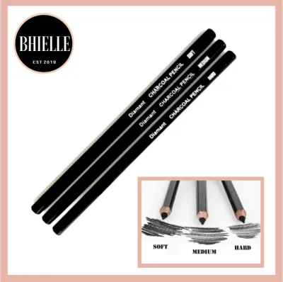 DIAMANT Charcoal Pencil for Drawing and Sketching Sold per piece