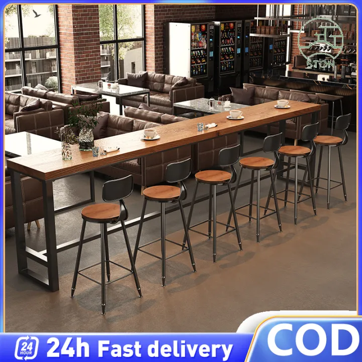 Household Balcony High Table 180cm Meja Bar Meja Panjang Bar
