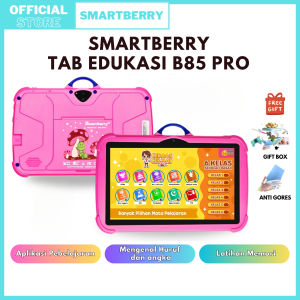 SMARTBERRY SMART2030 KIDS STUDY TAB B85 PRO / B91 / B93 / KidsTablet Anak / Tablet 7 Inch / Tablet PC / Tablet Android / 4/128 GB / Kids Gift / Hadiah Anak / Zoom / WhatsApp / Play Store / 2 Camera