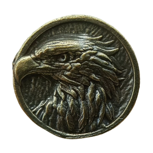 Unique Skull Metal Beads Pendants Small Jewelry Hawks Head Swords Pendants for Everyday Carry and Unique Gift