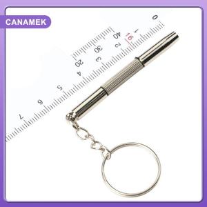 【CANAMEK】 3 In 1 Eyeglass Screwdriver Portable Keychain Screwdriver Watch Repair Kit Tools
