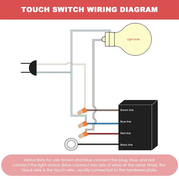 (IPSY) Touch Lamp Switch 2 Pack,Touch Lamp Control Module for Dimmable