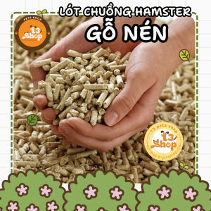 gỗ thông nén 1 bao 3kg - không bụi - gỗ nén cây nhỏ 6mm dành cho hamster / sóc /nhím /thỏ / bọ / mèo - T3 PETS SHOP