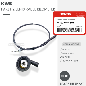 (KWB) PAKET 2 JENIS KABEL KILOMETER + GIR BOX BLADE REVO ABS REVO FIT SUPRA X 125 FI/ HEMAT