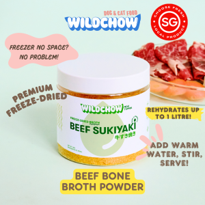 WildChow Beef Bone Broth Premium Freeze Dried for Dogs & Cats