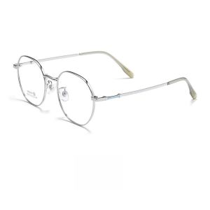 FIRADA แว่นตาแฟชั่นวินเทจสำหรับทุกเพศแว่นตาแฟชั่นแว่นตากลมน้ำหนักเบาเป็นพิเศษกรอบแว่นสายตาสำหรับผู้ชายและผู้หญิง68097JY