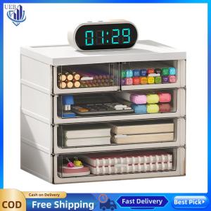 [Ueb Wholesale Center]4 Tier Stackable Desktop Storage Drawers W/ 5 Drawers Desk Drawer Organizer Drawers Storage Unit for Dorm