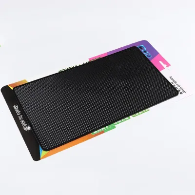 Automobile Anti-Skid Pad Car Interior Black Grid Anti-slip Mat Anti-scratch Mat For Cars Dashboard PVC Washable 汽车防滑垫 Kereta Anti-Skid Pad Kereta Interior Grid Hitam Anti-slip Mat