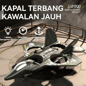 YUDESHUI Stunt Roll Remote Control Plane Crash Resistance 2.4GHz Foam Foam RC Airplanes  Waterproof Cool Light RC Fighter Plane