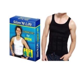 Mens Body Slimming Vest  Waist Tummy Control Body Shaping Vest Body Shapping Sando