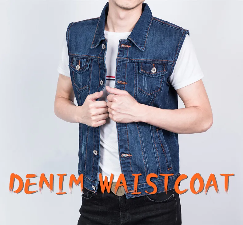 4xl best sale denim vest