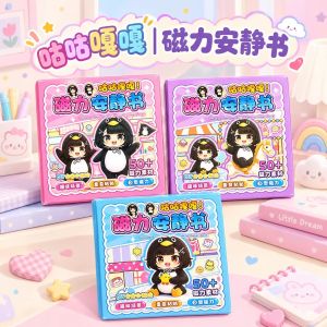 EasyB | 3pcs Penguin Series🐧Magnetic Quiet Book Creative DIY Cute Gift For Kids Children