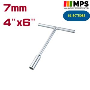 T Socket Wrench 7-15mm T-handle Spanar Duty Automotive T Type Spanner Wrench Hand Tools T Socket Wrench CR-V T Tool Spannar Deep Socket Wrench