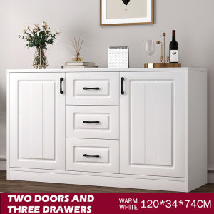 THEOMNIDESK 80/90/120cm Drawer Cabinet Modern Living Room Storage Cabinet Nordic Style Bedroom Organizer Locker Kitchen Cupboard