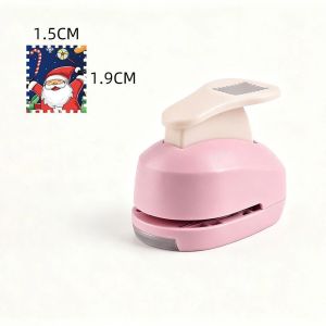 NHG Large Rectangular Stamp Punch Handheld Multi-functional Embossing Machine DIY Tools DIY Stamp Hole Puncher Crafting