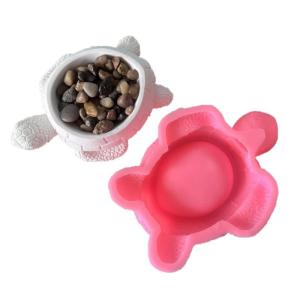 Tortoises Shape Silicone Cup Molds for Holder Flower Planter Case Gypsum Silicone Molds