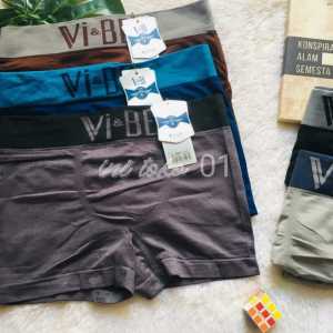 Harga promo 6 pcs. boxer vi-bb celana dalam boxer pria dewasa celana dalam tanpa jahitan samping.
