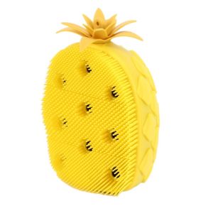 GFNIE6 Candy Color Fruit Shape Shower Brush Soft Hair Non-Slip Silicone Shampoo Brush Wash Brush Bath Supplies Shower Massage Brushes for Bathing