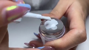 Vòng Jelly chuyển sơn stamper với móng tay pháp dụng cụ nghệ thuật làm móng tay Phễu hình dạng hình ảnh tấm stamper
