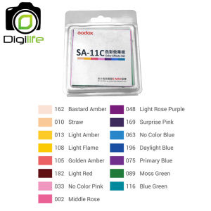 Godox Color Effect Set SA-11C SA-11T ( Color Gel ) เป็นอุปกรณ์เสริมสำหรับ Godox LED Spotlight Attachment/ digilife thailand