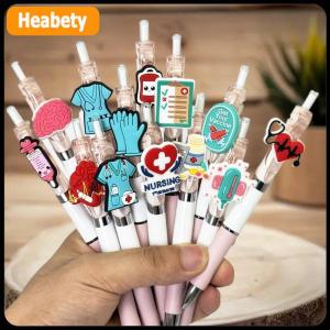 【2-3 days delivery】 6 10Pcs Medical Record Pens Nurse Doctor Writing Gel Pens Nurses Day Gift Student Retractable Ballpoint Pen