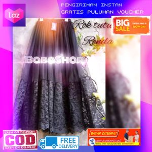 Rok Tutu Brukat Panjang Premium / Rok Tutu Renda Terbaru & Termurah