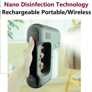 Ready Stock CD06 400ml Nano Disinfection Spray Machine Nano Spray Wireless Rechargeable Handheld Portable Mite Removal Air Purification Humidifier Car Salon CD-06 Health Services Home & Living Voucher Gift Nano Spray Gun Gadget kn95 face mask Warranty