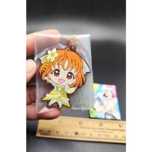 Love Live Sunshine Rubber Mascot Chika Takami Rubber Strap Anime Keychain ที่ห้อยโทรศัพท์ พวงกุญแจยาง ที่ห้อยกระเป๋า
