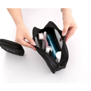 กระเป๋าเครื่องสำอาง มีซิป ตาข่ายโปร่งใส cosmetic bag