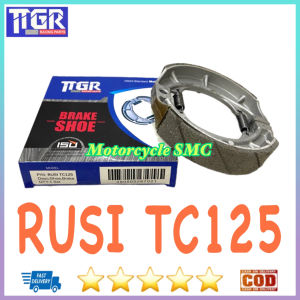 TTGR High Quality Motorcycle Brake Shoes Front / Rear For : RUSI TC125/TC150/TC175