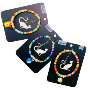 Gelang kucing Pet cat collar  pet  adjus table neck strap kitten  dog puppy rabbit necklace with bell kalung kucing 貓咪 項圈