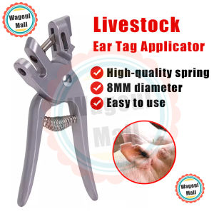 Livestock Ear tag applicator Stainless steel Animal Ear tag plier tagger for pig goat sheep cow