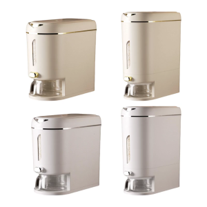 Large Rice Container Large Capacity Designs with Time Scale Portable Accessory for Kitchen Pantries Organization