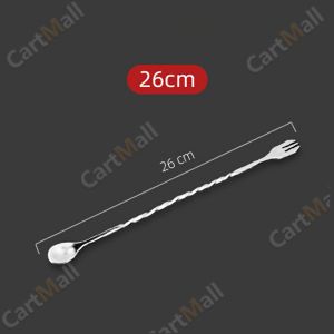 Stirrer Spoon Cocktail Stirring Spoon Milk Tea Juice Stirrer Coffee Stirrers Stainless Mixing Spoon